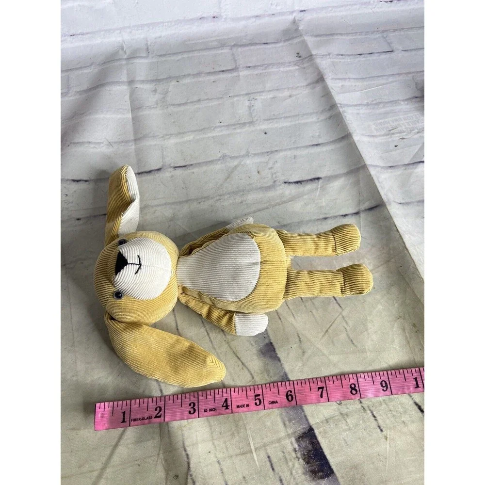 Manhattan Toy Folksy Foresters Bunny Rabbit Corduroy Plush Stuffed Animal 2012